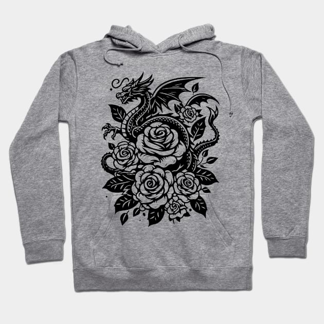 dragon tattoo Hoodie by lkn